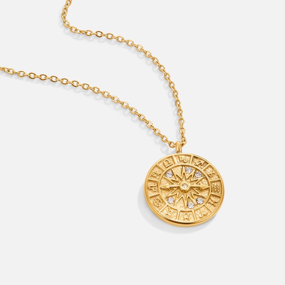 Zodiac Coin Necklace